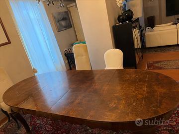 Tavolo  in radica per 10/12 persone