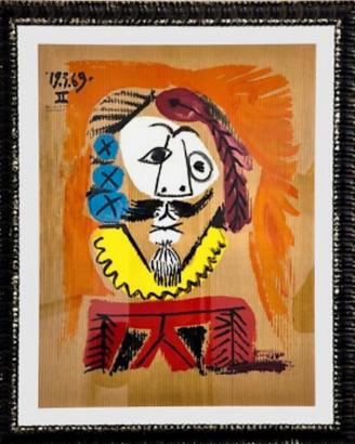Litografia pablo picasso da “ Les portraits 1969”