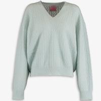 CRUSH - Maglione Crop 100% Cashmere Nuovo Donna S