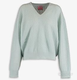 CRUSH - Maglione Crop 100% Cashmere Nuovo Donna S
