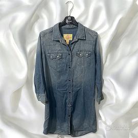 Dress Vintage Levi Strauss & Co blu,Taglia S