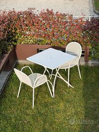 EMU Tavolo pieghevole Pigalle + 2 Poltrone Ronda