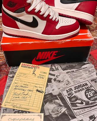 Nike air jordan 1 high chicago lost and found
