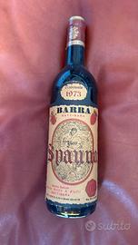 Bottiglia vino vintage vendemmia 1973