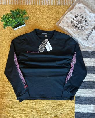 Longsleeve Chrome Hearts Nera e Rosa M