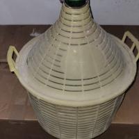 Damigiana 5 litri in vetro e plastica