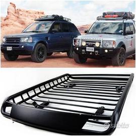 PORTABAGAGLI Box Tetto PER LAND ROVER Bagagliera