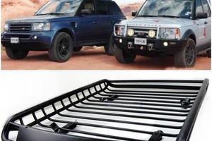 PORTABAGAGLI Box Tetto PER LAND ROVER Bagagliera