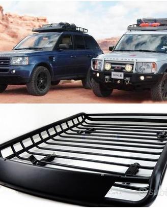 PORTABAGAGLI Box Tetto PER LAND ROVER Bagagliera