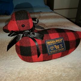 WOOLRICH FERMAPORTA ANATRA TARTAN da collezione