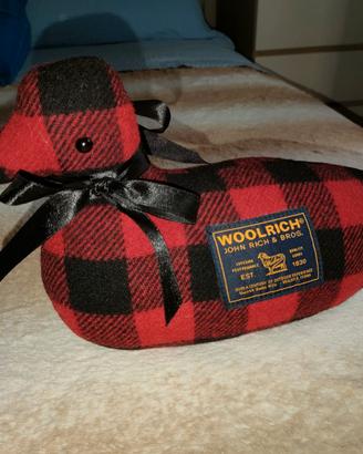 WOOLRICH FERMAPORTA ANATRA TARTAN da collezione