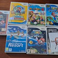 lotto 7 giochi Nintendo wii completi in ITALIANO 