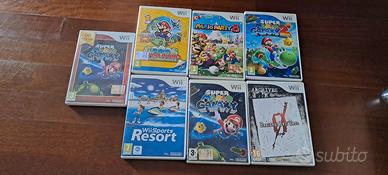 lotto 7 giochi Nintendo wii completi in ITALIANO 