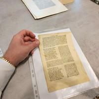 Documento antico divina commedia