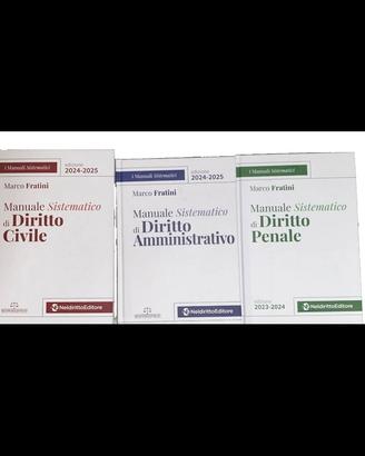 Fratini Manuale Penale - Amministrativo - Civile