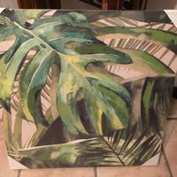 Quadro / tela motivo tropicale / foglie