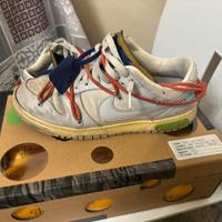 Nike dunk low x off white lot 23