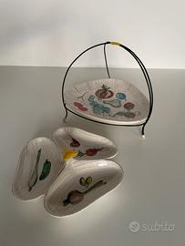 Set ceramiche italiane anni 60 frutta