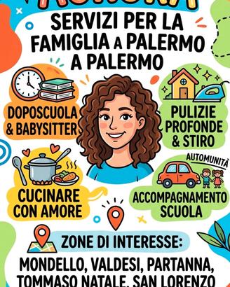Babysitter, doposcuola, stirare
