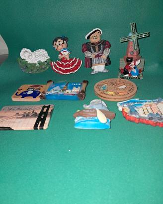 Lotto 15 magneti Souvenir Esteri 