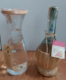 2 vecchie bottiglie di grappa