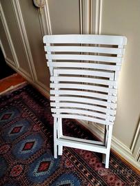 sedia resina pieghevole 