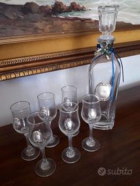 Sevizio liquori da 6 degli anni 70