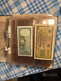 Monete e banconote antiche 240 pezzi da mondo