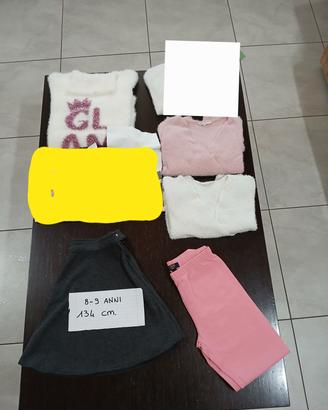 abbigliamento bambina 8-9 