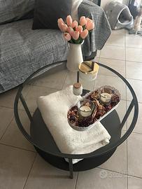 Tavolino ikea di vetro
