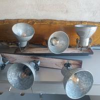 lampade  da soffitto stile industriale vintage