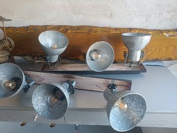 lampade  da soffitto stile industriale vintage