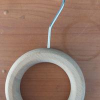 30 ganci ad anello di legno