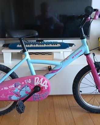 bici bambina 4-6 anni 16 pollici 