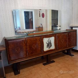 Credenza anni ’50 con specchiera
