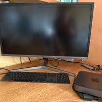 Mac mini + magic mouse + keyboard + monitor