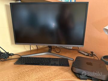 Mac mini + magic mouse + keyboard + monitor