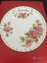 Piattino dolce Royal Albert novembre