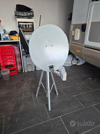 Treppiede + parabola completa + cavo