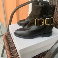 Scarpe stivaletto donna pelle "Elvio Zanon"37