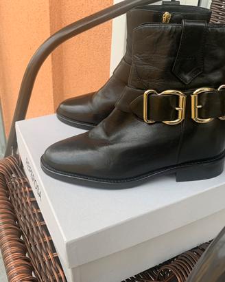Scarpe stivaletto donna pelle "Elvio Zanon"37