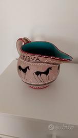 brocca, caraffa acqua ceramica di Deruta 