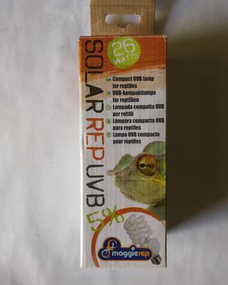 Lampadina UVB 5% 26w compatta per rettili