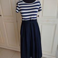 Vestito donna manica corta lungo taglia unica