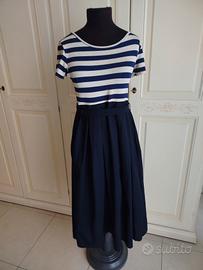 Vestito donna manica corta lungo taglia unica