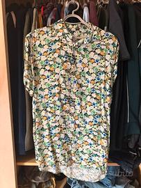 Camicia Zara a maniche corte a fantasia floreale -