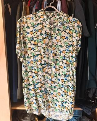 Camicia Zara a maniche corte a fantasia floreale -