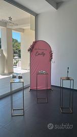 Telo Rosa con scritto La comunione di Emily