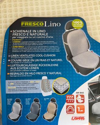 Lampa schienale copri sedile traspirante auto