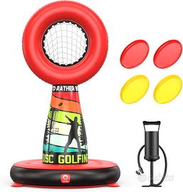 Set da Disc Golf Gonfiabile per Bambini e Divertim
